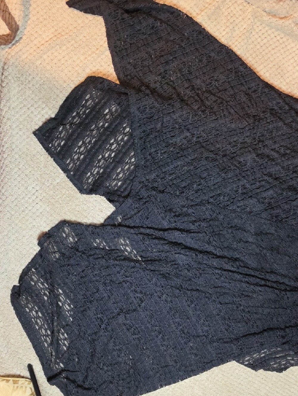 torrid Black Lace Trim Midi Dress - Picture 2 of 4